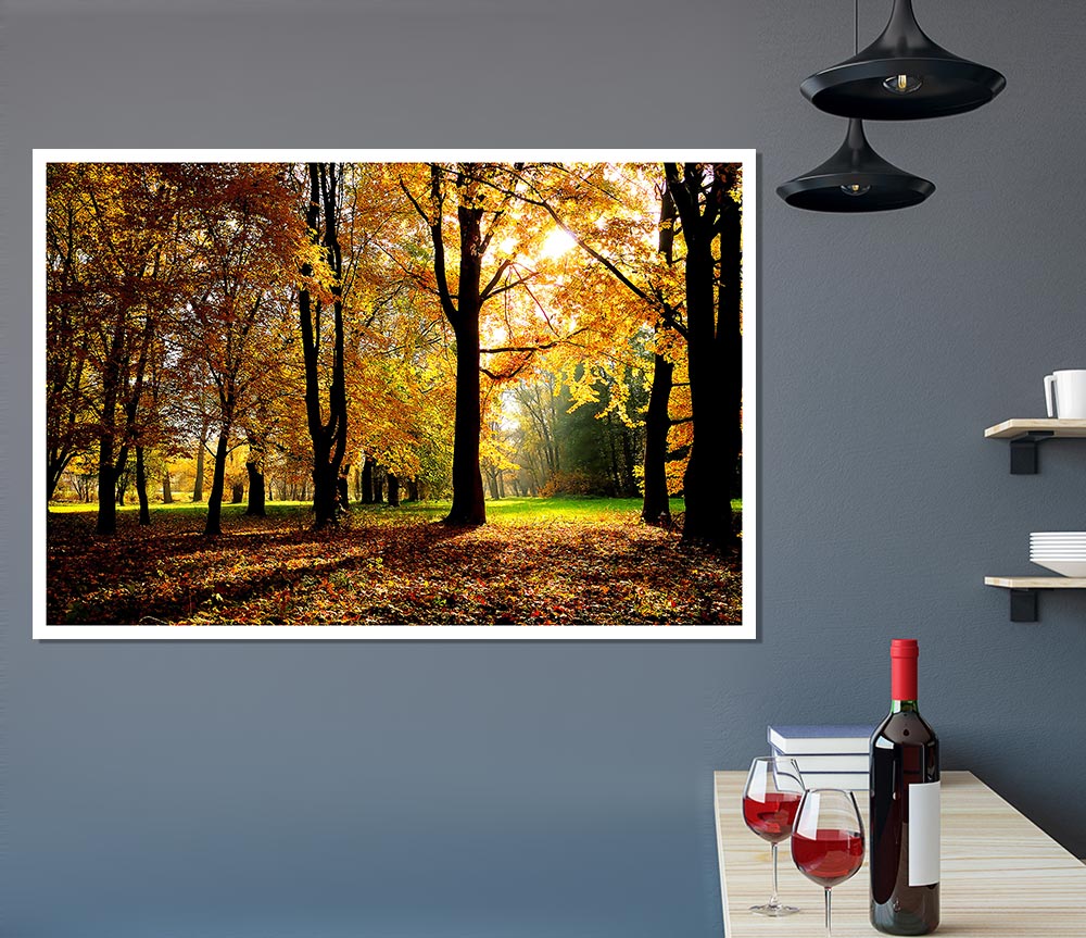 Autumn Season Print Poster Wall Art