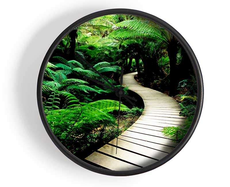 Rainforest Walk Clock - Wallart-Direct UK