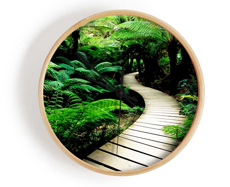 Rainforest Walk Clock - Wallart-Direct UK