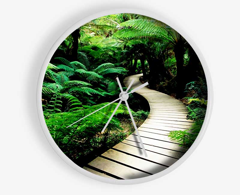 Rainforest Walk Clock - Wallart-Direct UK