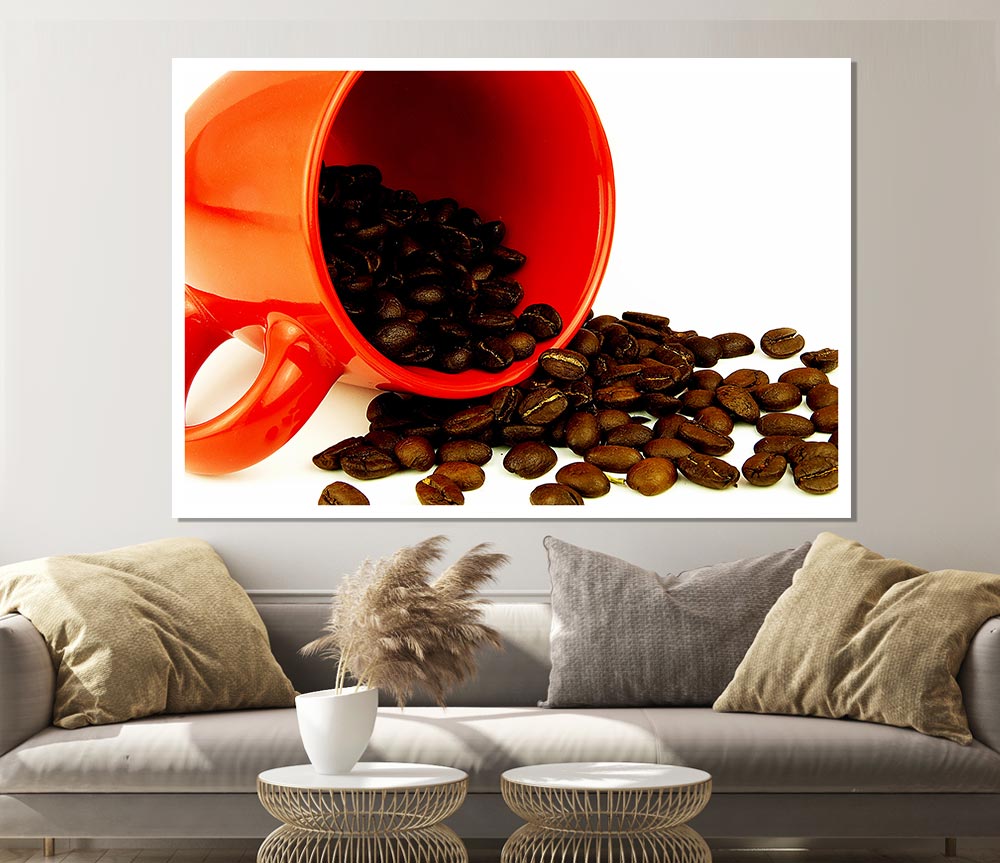 Coffee Bean Magic Print Poster Wall Art