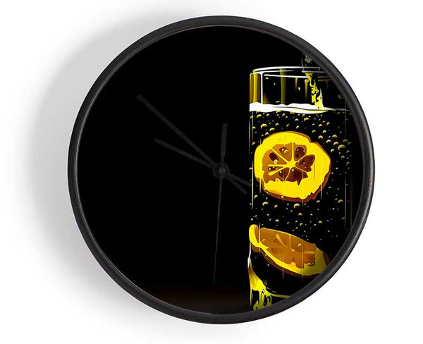 Water With Lemon Clock - Wallart-Direct UK