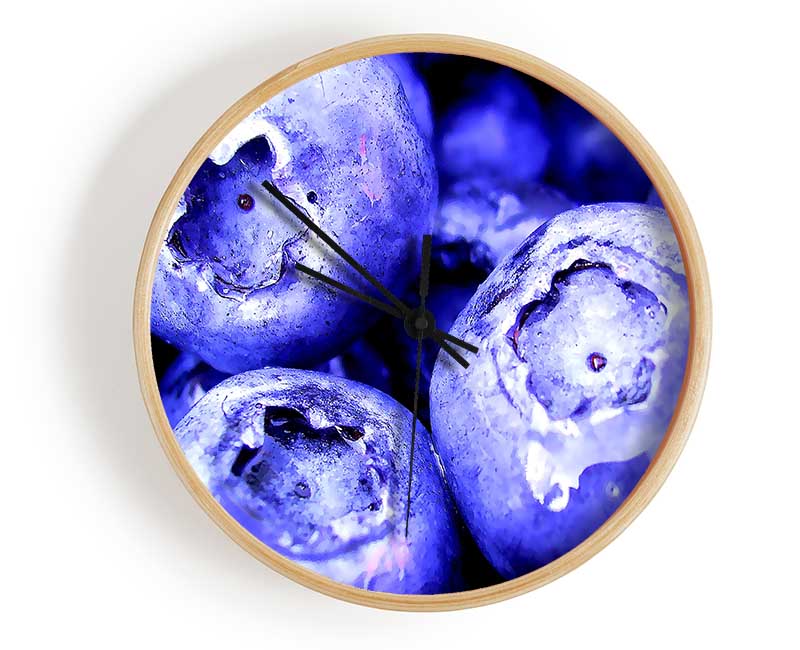 Blueberry Clock - Wallart-Direct UK