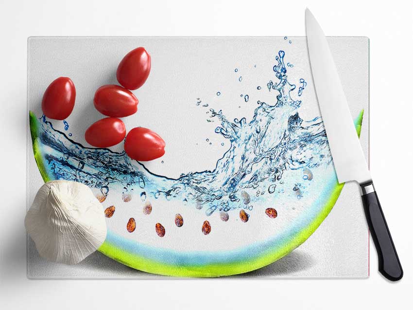 Watermelon Creativity Glass Chopping Board