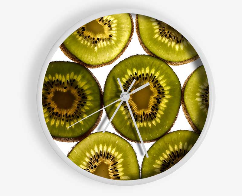 Kiwi Fruit Clock - Wallart-Direct UK