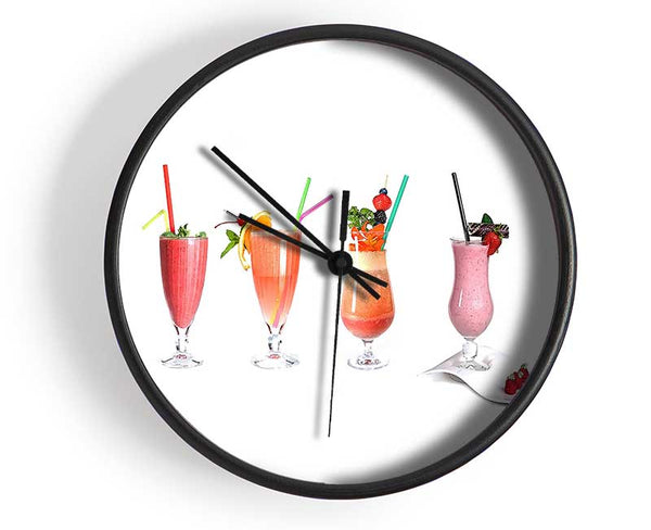 Summer Cocktails Clock - Wallart-Direct UK