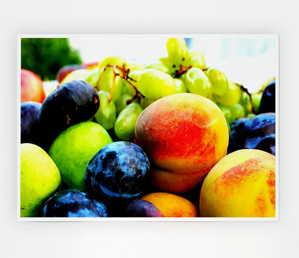 Fruit Bowl Print Poster Wall Art