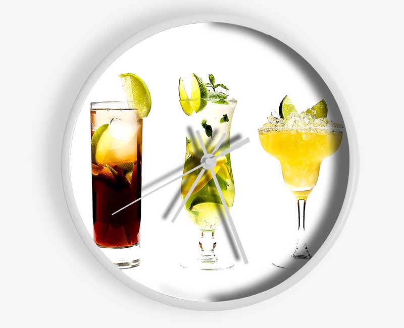 Cocktails For The Ladies Clock - Wallart-Direct UK