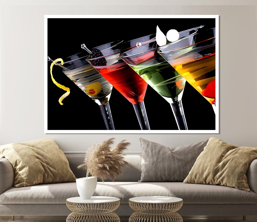 Drinks Anyone Print Poster Wall Art