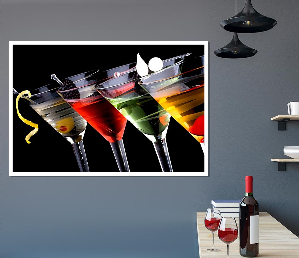 Drinks Anyone Print Poster Wall Art