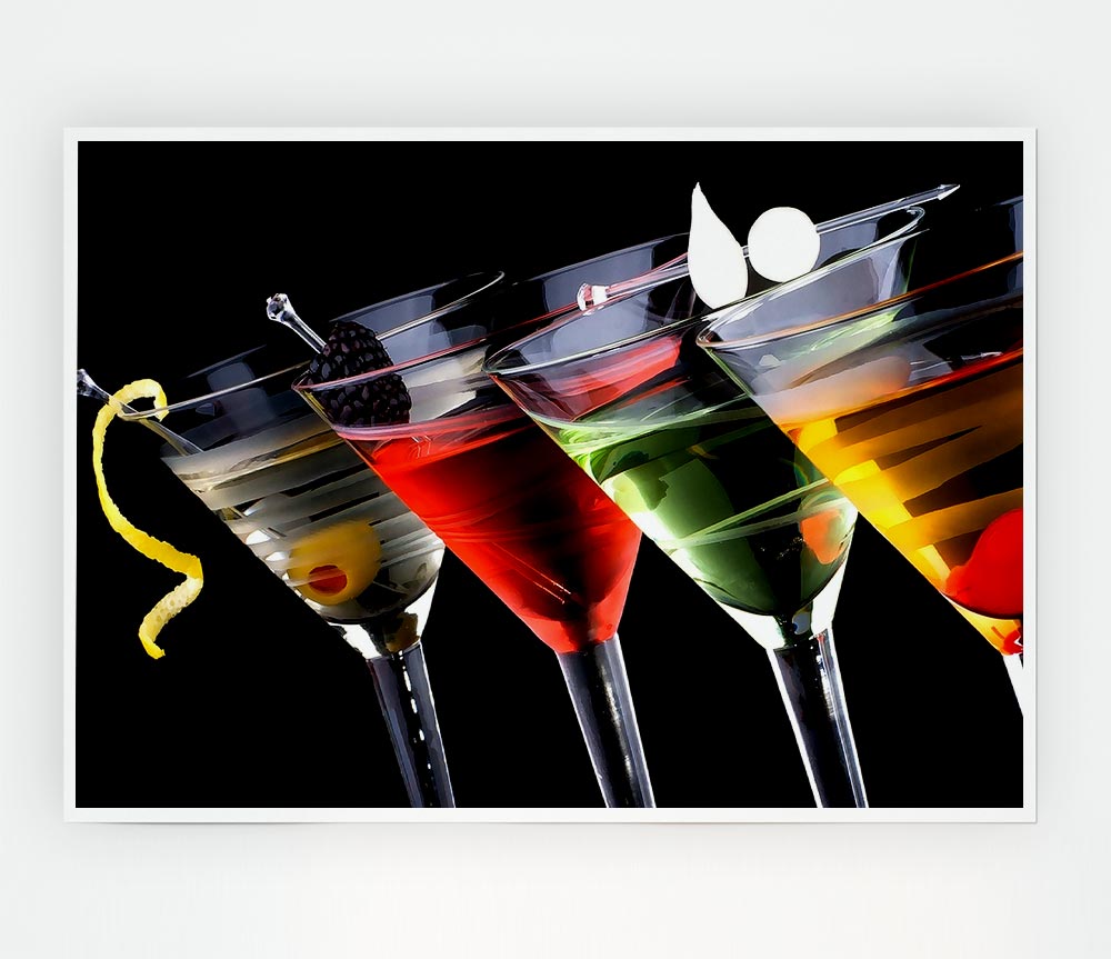 Drinks Anyone Print Poster Wall Art