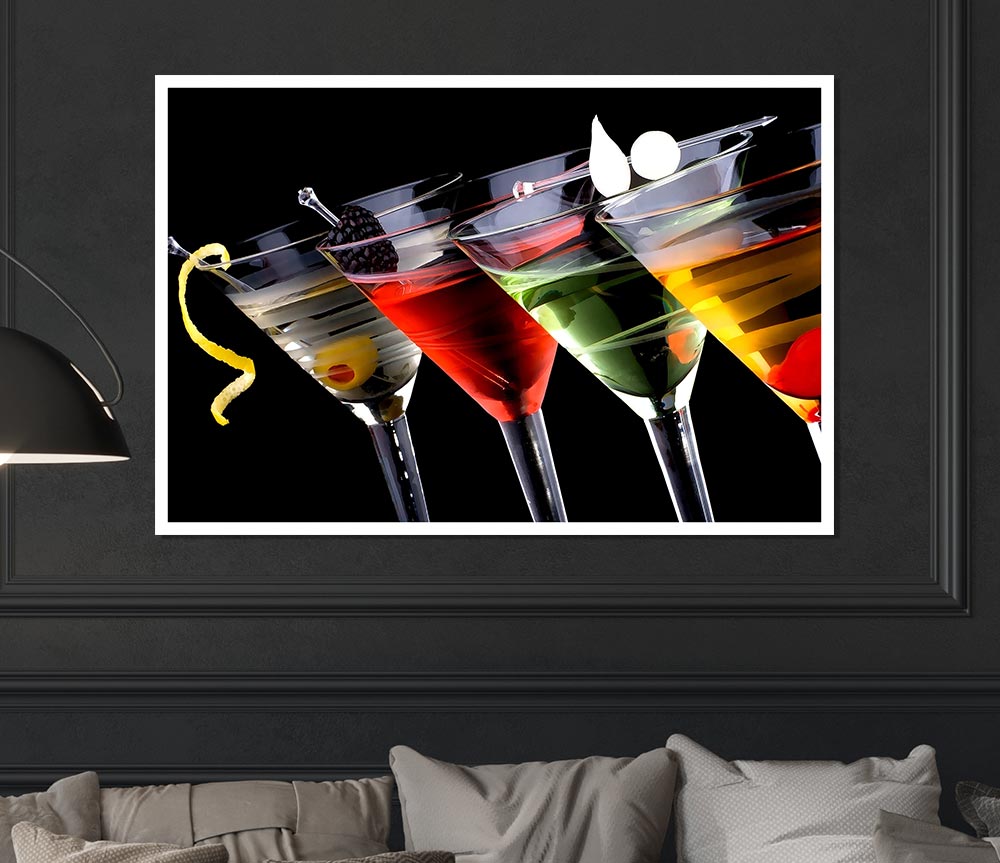 Drinks Anyone Print Poster Wall Art