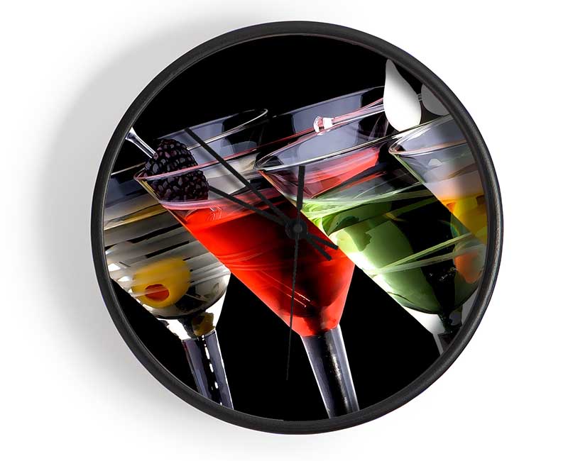 Drinks Anyone Clock - Wallart-Direct UK