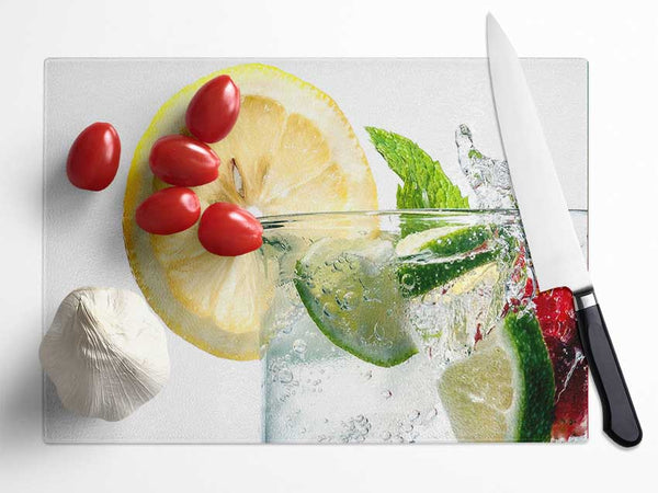 Party Drink Glass Chopping Board