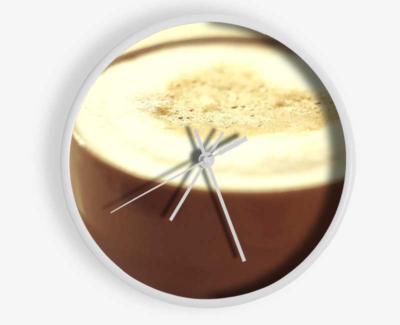 Cappuccino Clock - Wallart-Direct UK