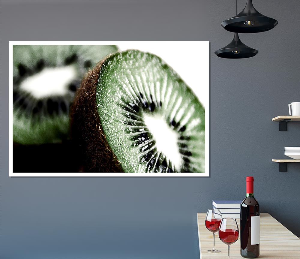 Fresh Kiwi Print Poster Wall Art