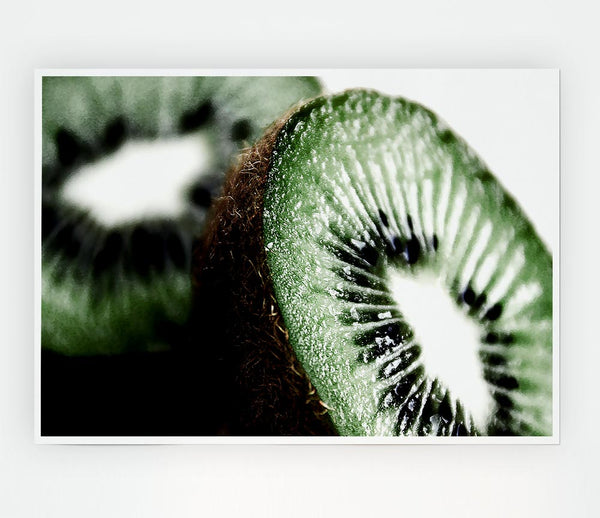 Fresh Kiwi Print Poster Wall Art