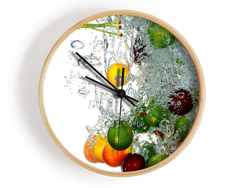 Fresh Fruits Clock - Wallart-Direct UK