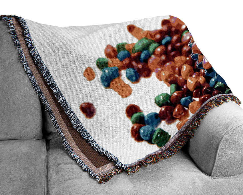 Colourful Candys Woven Blanket