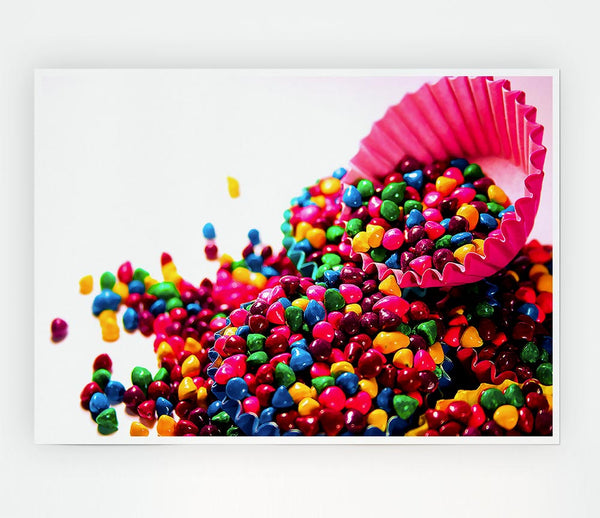 Colourful Candys Print Poster Wall Art