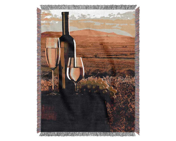 Wine Region Woven Blanket