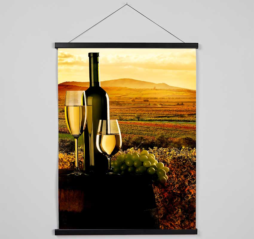 Wine Region Hanging Poster - Wallart-Direct UK