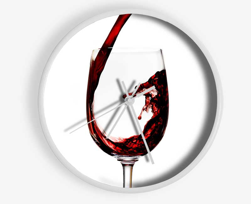 Pouring Red Wine Clock - Wallart-Direct UK