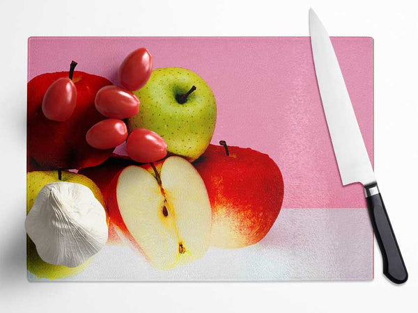 Apple Surprise Glass Chopping Board