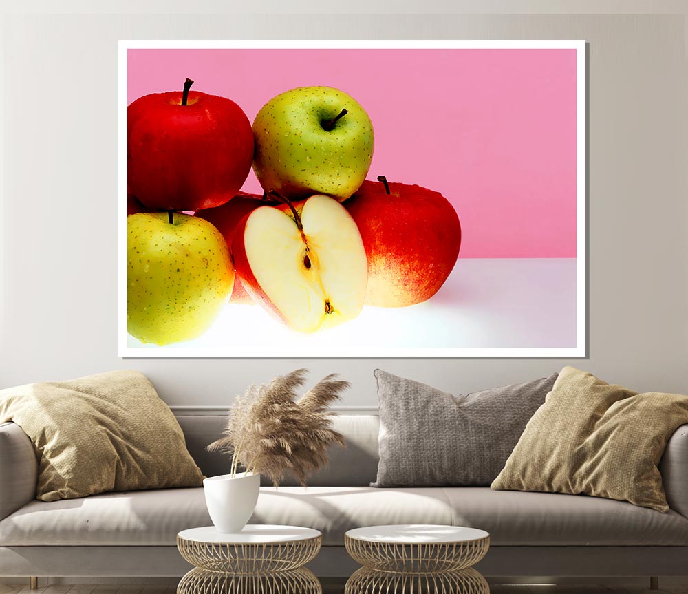 Apple Surprise Print Poster Wall Art