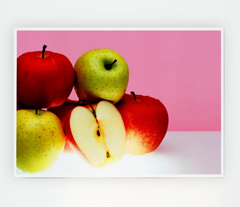 Apple Surprise Print Poster Wall Art