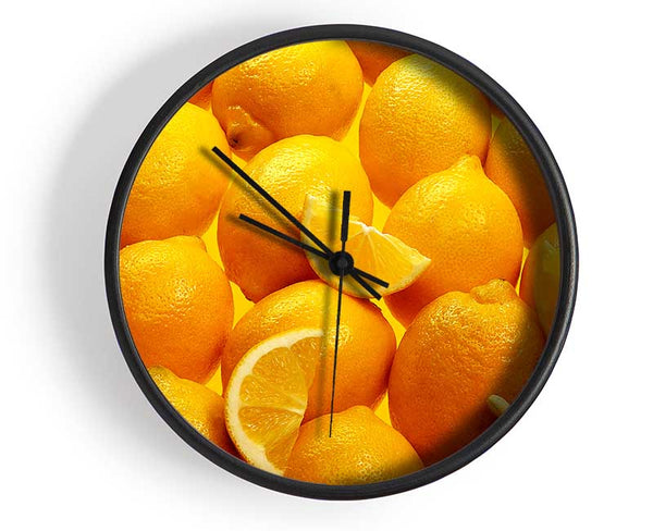 Lemons Clock - Wallart-Direct UK