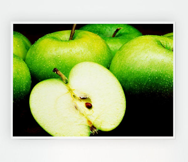 Granny Smiths Print Poster Wall Art