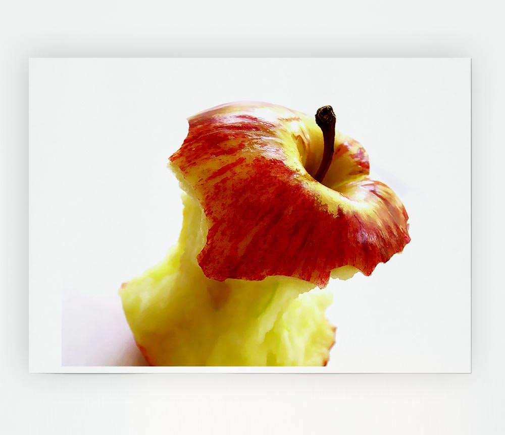 The Core Of An Apple Print Poster Wall Art