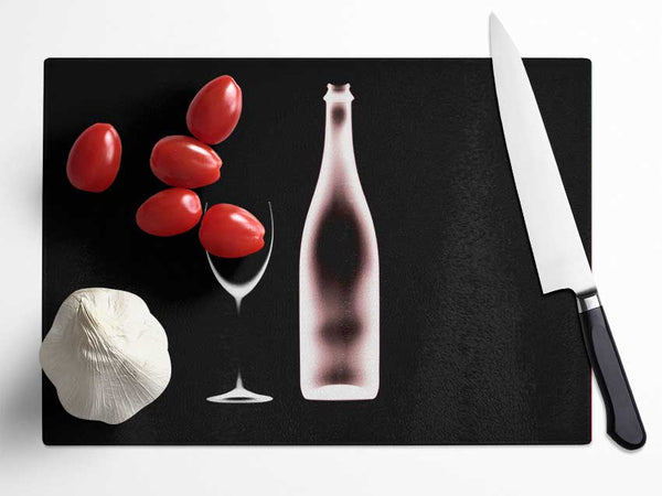 X-Ray Wine Bottle Glass Chopping Board