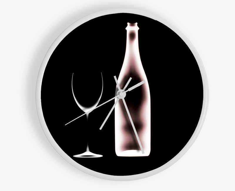 X-Ray Wine Bottle Clock - Wallart-Direct UK