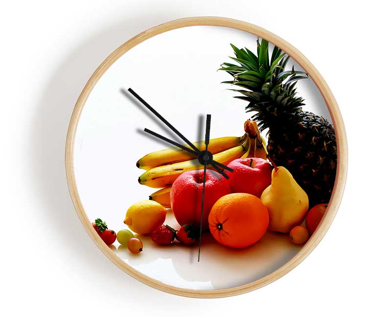 Fruit Basket Clock - Wallart-Direct UK