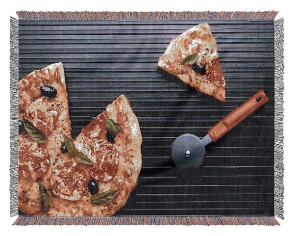 Pizza Sliced Woven Blanket