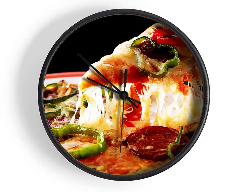 Pizza Delight Clock - Wallart-Direct UK