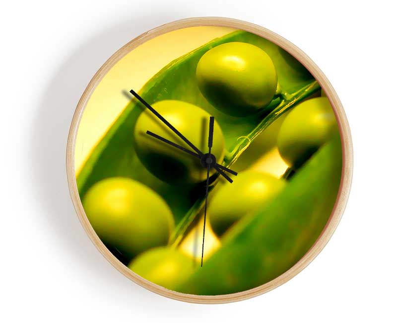 Pea Pod Clock - Wallart-Direct UK