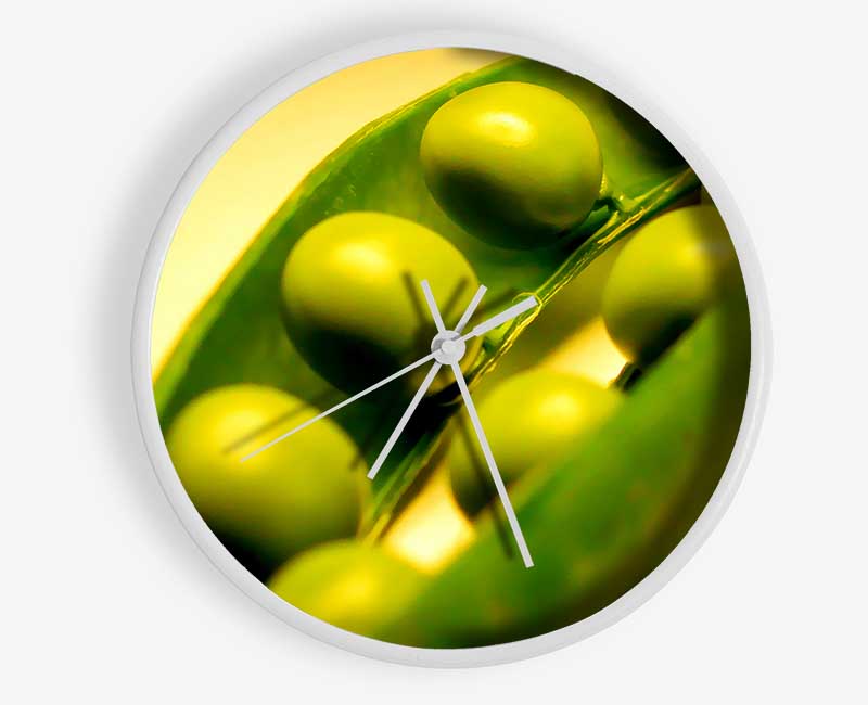 Pea Pod Clock - Wallart-Direct UK