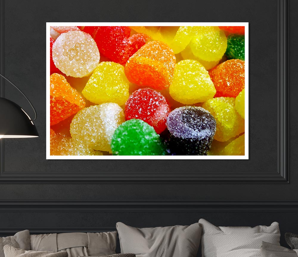 Jelly Tots Print Poster Wall Art