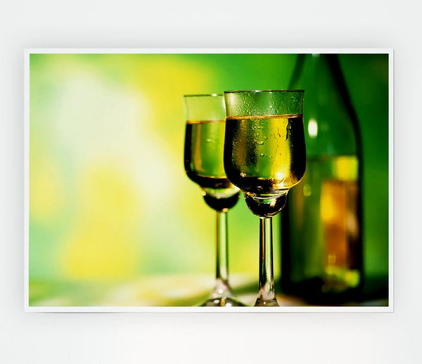 Wine Lovers Print Poster Wall Art