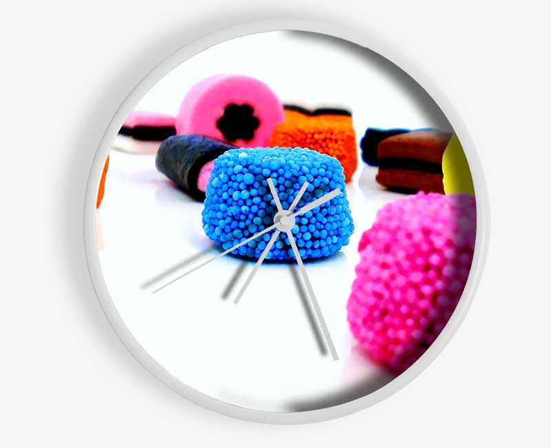 Liquorice Allsorts Dispaly Clock - Wallart-Direct UK