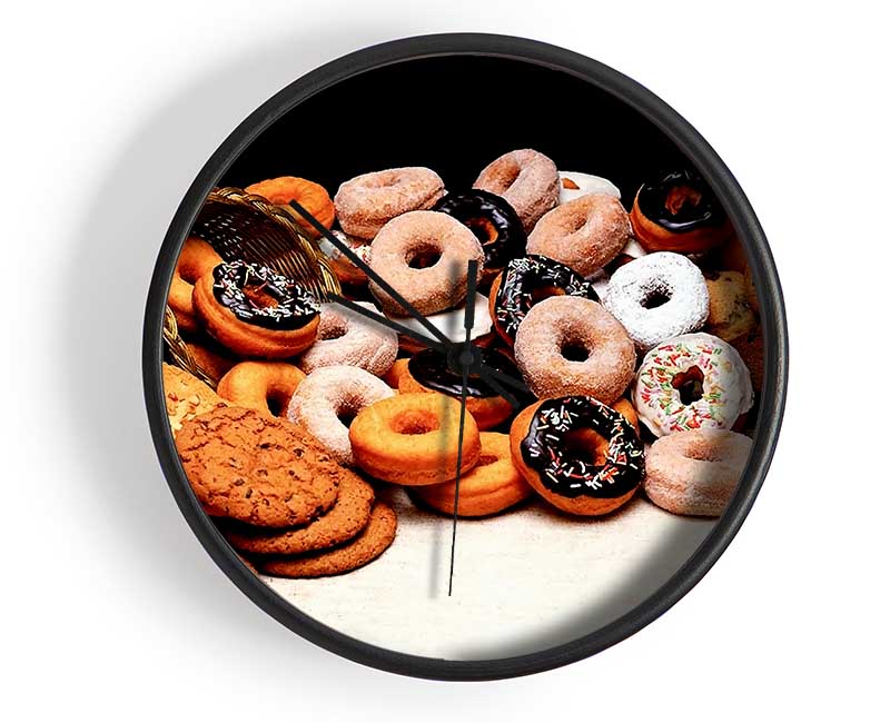 Donuts And Cookies Clock - Wallart-Direct UK