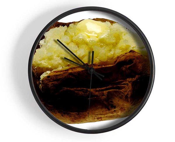 Jacket Potato Butter Melt Clock - Wallart-Direct UK