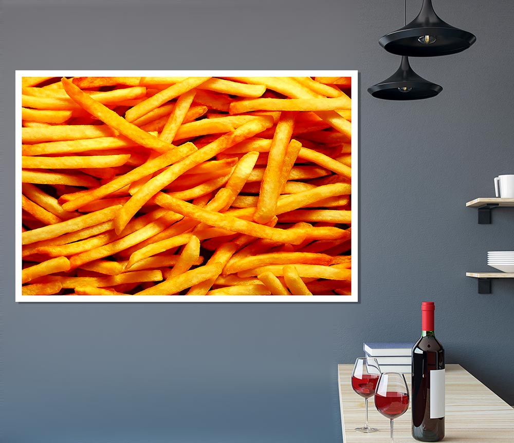 Any One For Chips Print Poster Wall Art