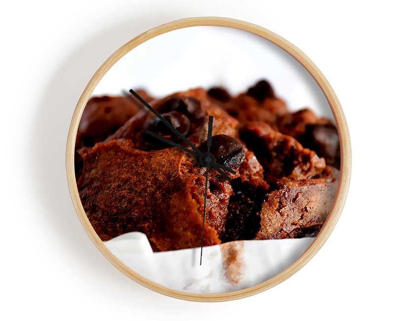 Chocolate Chip Muffin Clock - Wallart-Direct UK