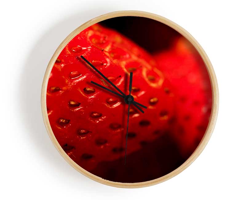 Strawberry Treat Clock - Wallart-Direct UK