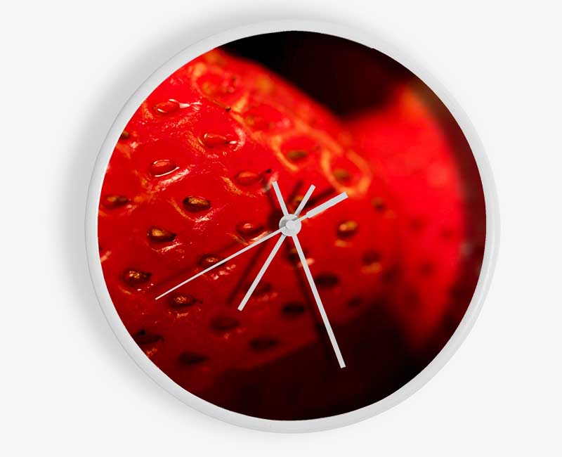 Strawberry Treat Clock - Wallart-Direct UK