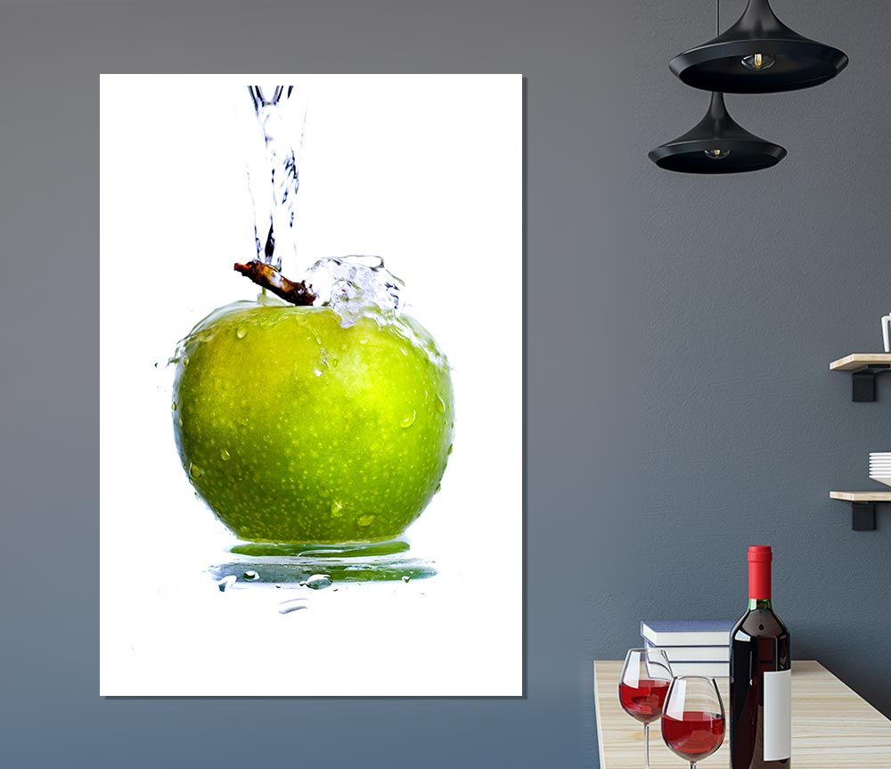 Apple Waterfall Print Poster Wall Art